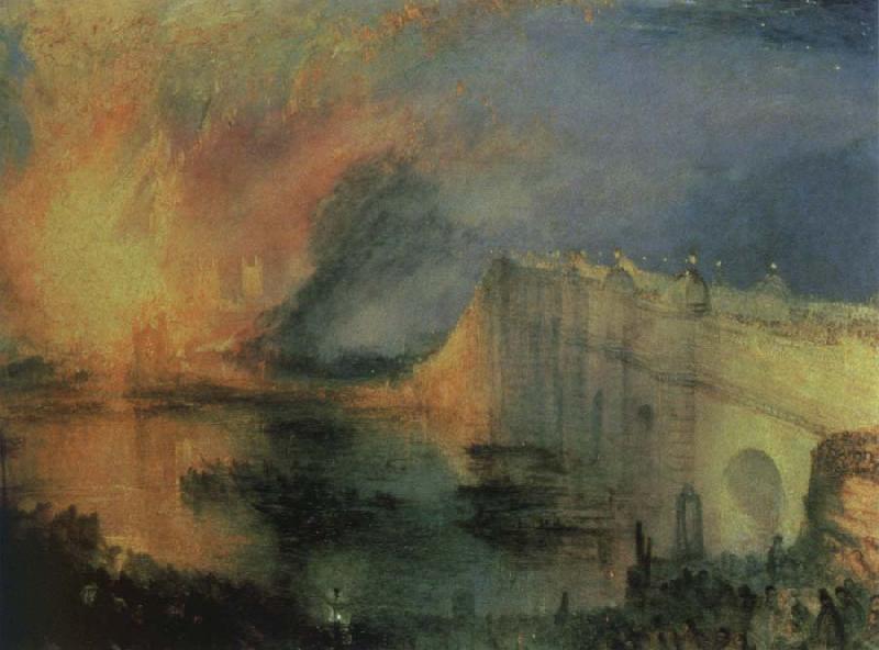 J.M.W. Turner the burning of the houses of lords and commons,october 16,1834 Sweden oil painting art